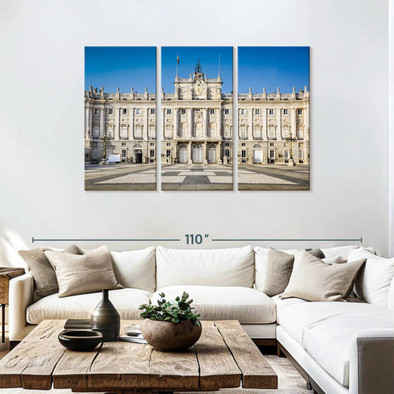 Madrid Royal Palace, 48" H x 74" W