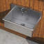 Noah's 31" L x 19.5" W Kitchen Sink with Accessories-880794808