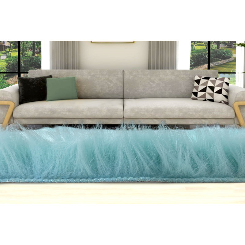 Tapis Rejetta, Bleu, Rectangulaire 3 pi x 5 pi