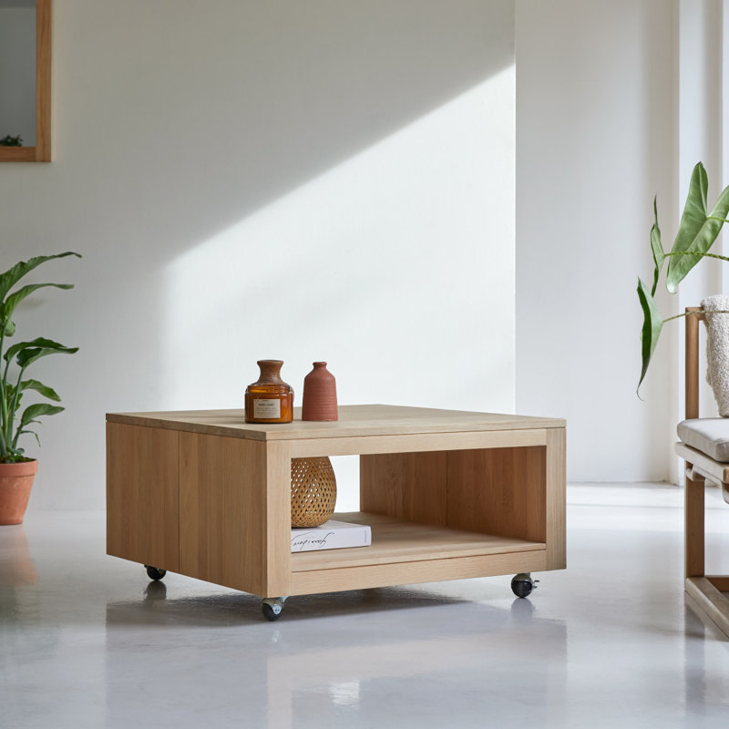 Anoa Solid Wood Single Coffee Table, 16.14" H x 31.50" L x 31.50" W