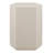 Kade Faceted Semi-Gloss Side Table in Putty