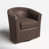 Dark Brown Faux Leather