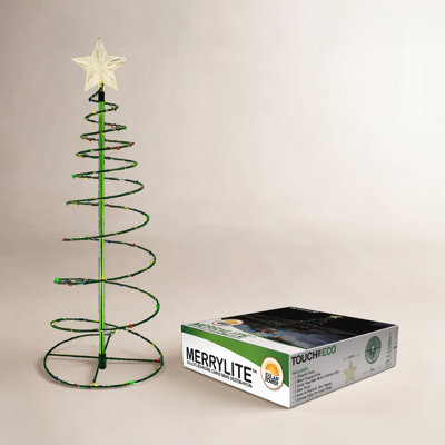 Clarion 2' Solar Pre-Lit Outdoor Tree