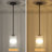 Bette 1-Light Modern Crystal Single Pendant Light With Adjustable Height-2031395024