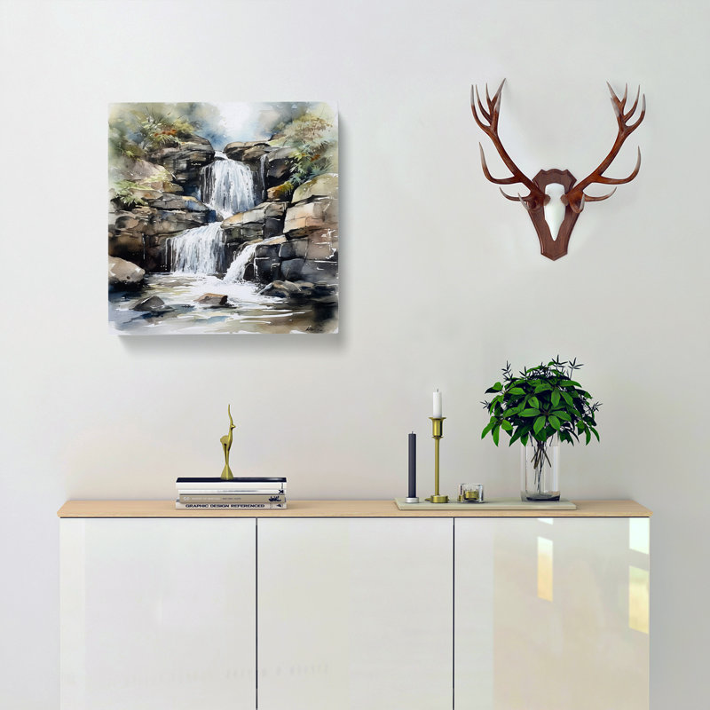 Waterfall - Wrapped Canvas