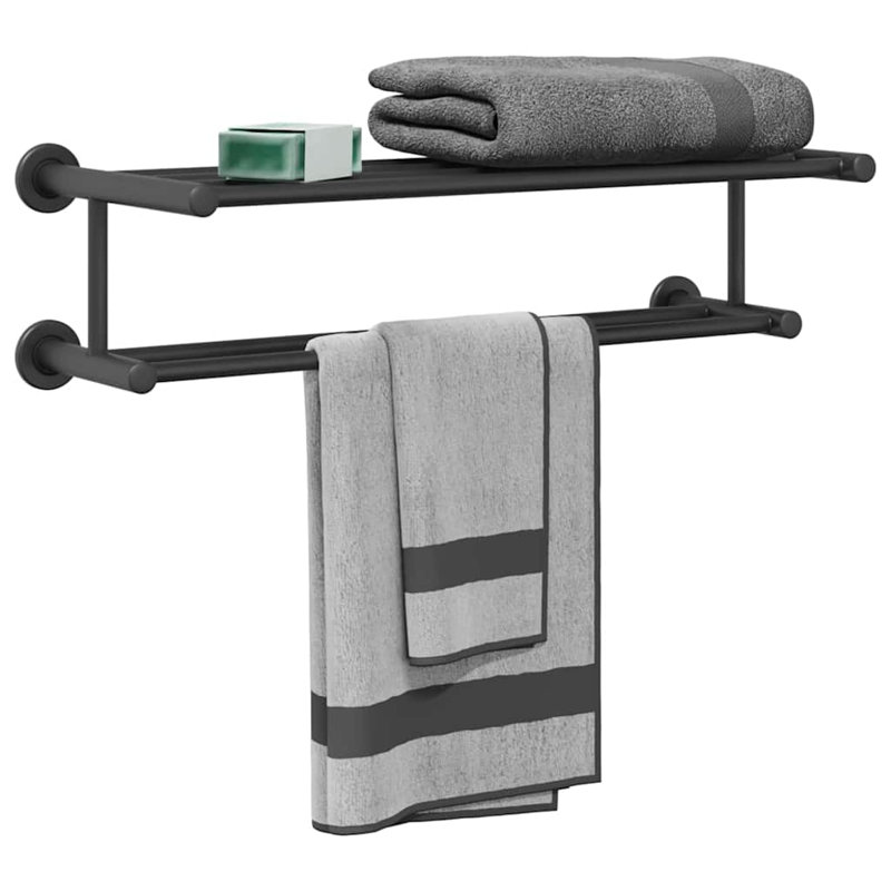 61 cm Stainless Steel Wall Mounted Towel Rack