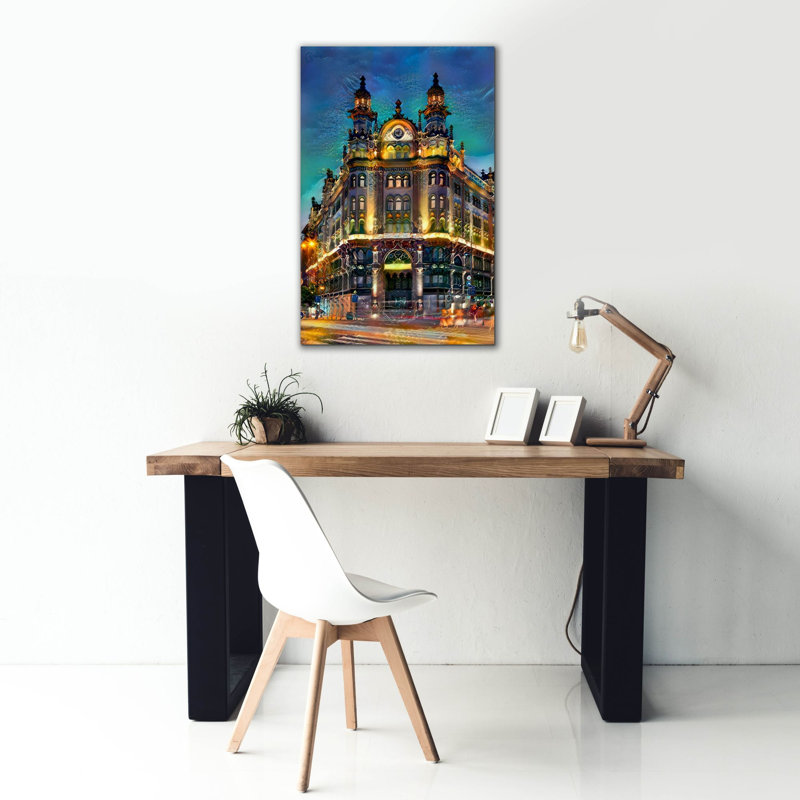 Reproduction d'art sur toile, H 40 po x l 26 po x P 1,5 po