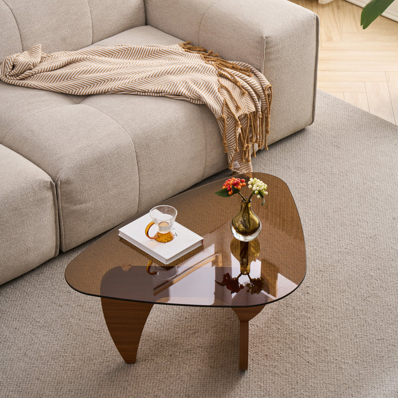 Table basse de style campagnard Century, 15.74" H x 35.82" W x 25.59" D, Brown