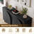 Midnight Charcoal Square Accent Cabinet-595627245