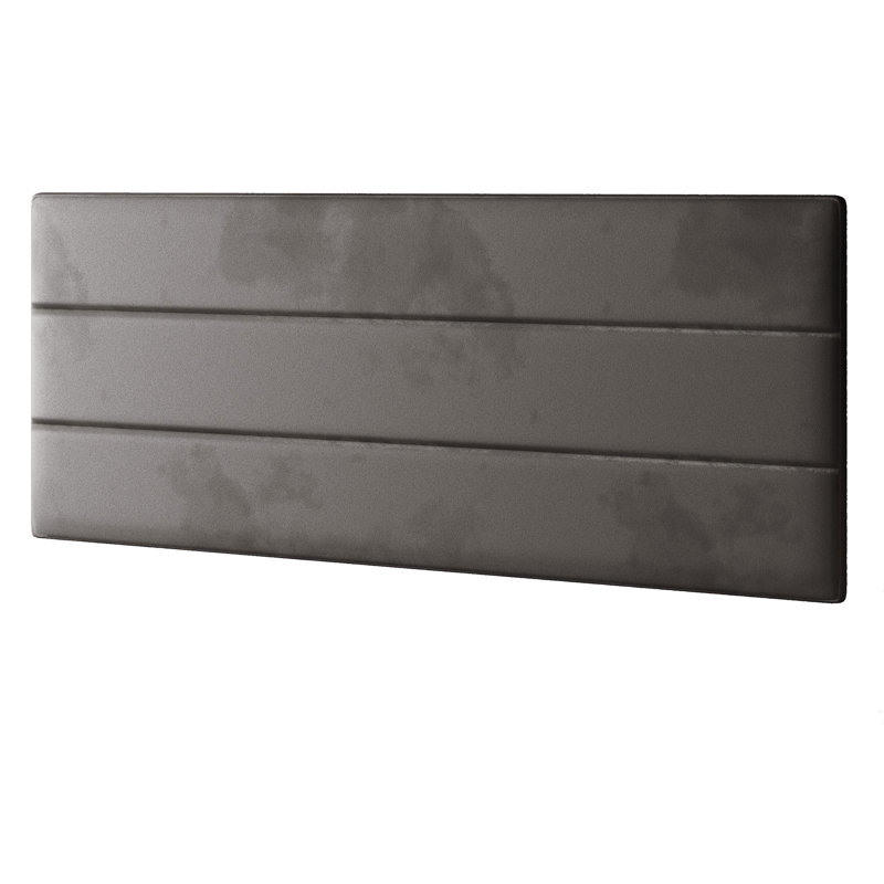 Brand Upholstered Headboard, Double (4'6), Charcoal