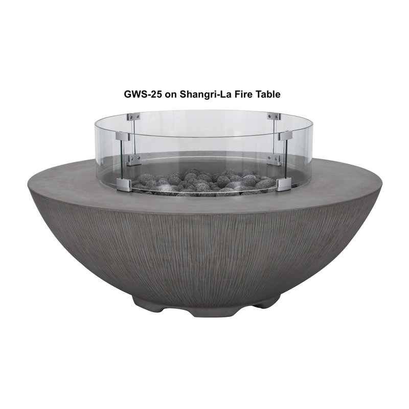 25'' Round Glass Spark Screen