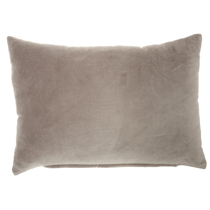 Housse de coussin carré et insert, Taupe, 14 po x 20 po, Rectangulaire