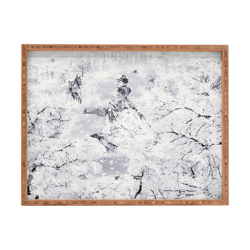 Plateau de table basse/repose-pieds Winter Lady