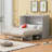 Drawer Murphy Bed Cabinet With Outlets-892215882-892876960