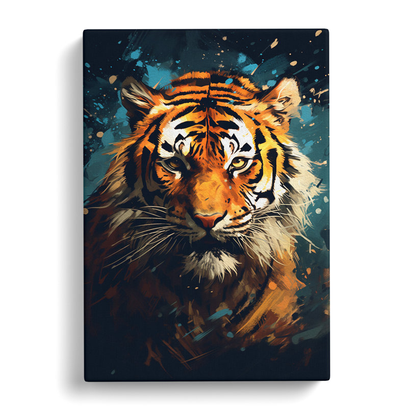Tiger Digital - Print, 50cm H x 35cm W x 3cm D
