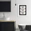 Sh * t Show Bathroom billets, impression encadrée sous verre, design par lettré et doublé-55019504-55019505