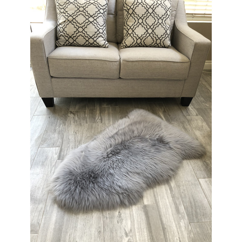 Tapis gris clair Whipkey Luxurious, Nouveauté 2 pi x 3 pi