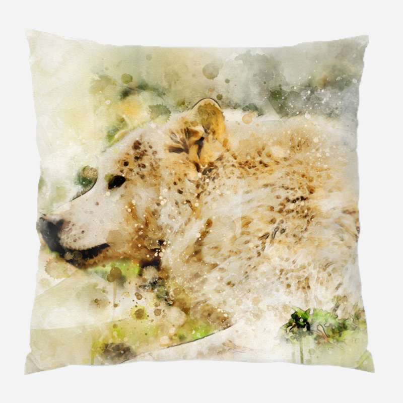 Housse et insert de coussin carré Tinisha, Microsuède, Intérieur