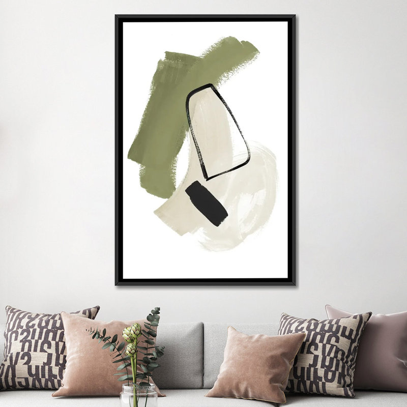 Found Sage Treasures II 1 Piece Wall Art on Canvas, 152.4 cm H x101.6 cm W x 4.445 cm D, Black