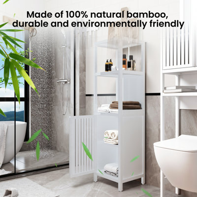 Lizania Bamboo Linen Cabinet