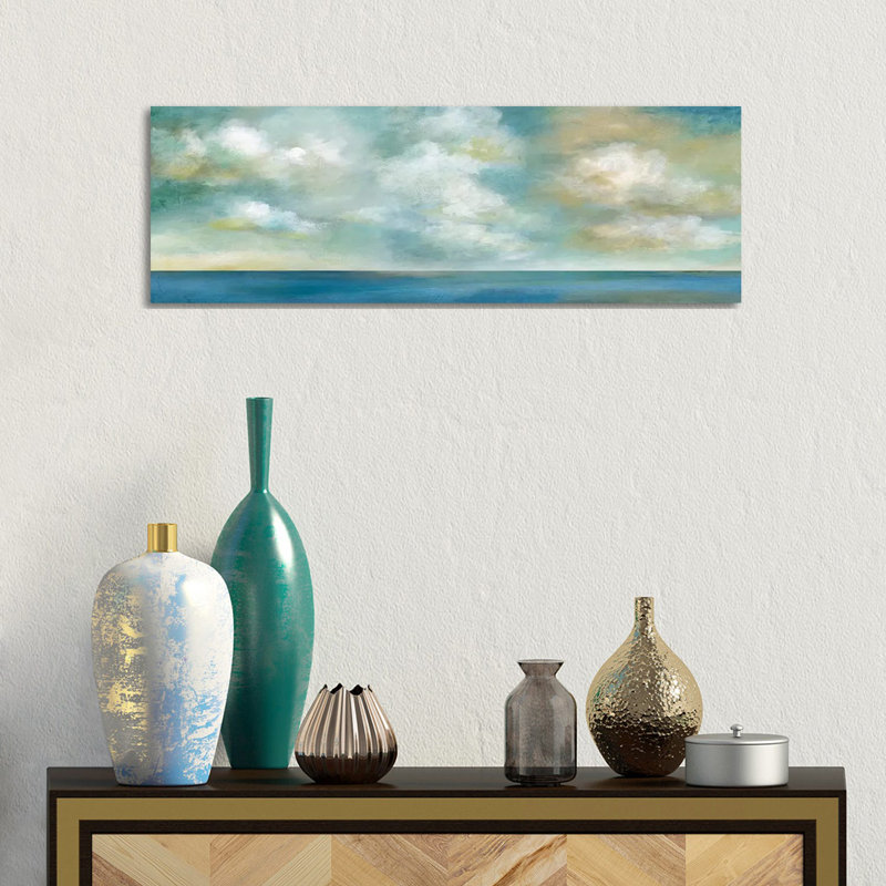 Cloudscape Vista II by Nan - Wrapped Canvas Panoramic Painting, 30.48 cm H x 91.44 cm W