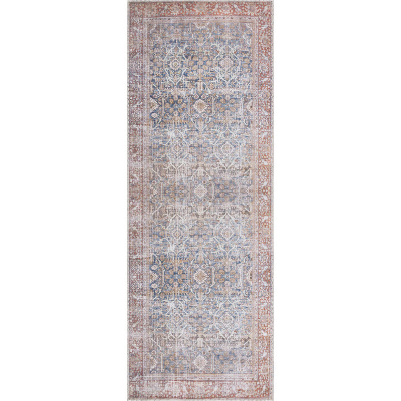 Oriental Indoor Rug, Runner 2'7" x 10'