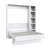 Easy-Lift Murphy Wall Bed with Bookshelf-2075734196-2067168221