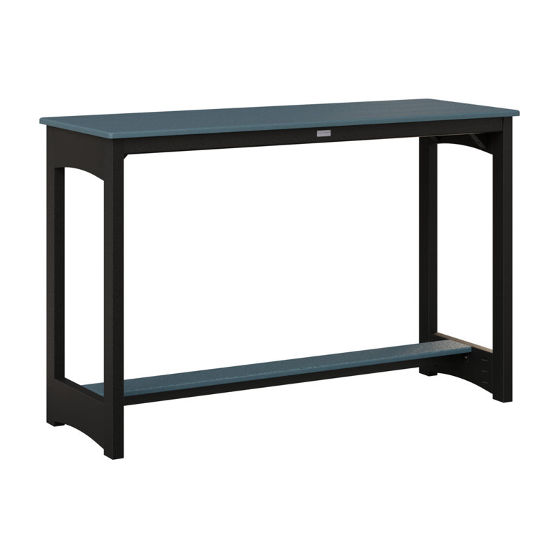 Table de bar Berlin Gardens, Ardoise, 38.5" H x 60" W x 22" D, Noir