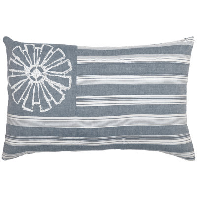 Sawyer Mill Cotton Reversible Throw Pillow