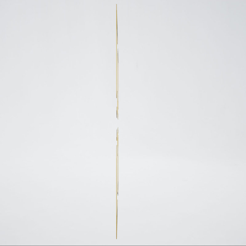 Panneaux de plafond décoratifs en acrylique extra large l 39 po x H 39 po x T 1/8 po Olivia, miroir doré, Miroir doré