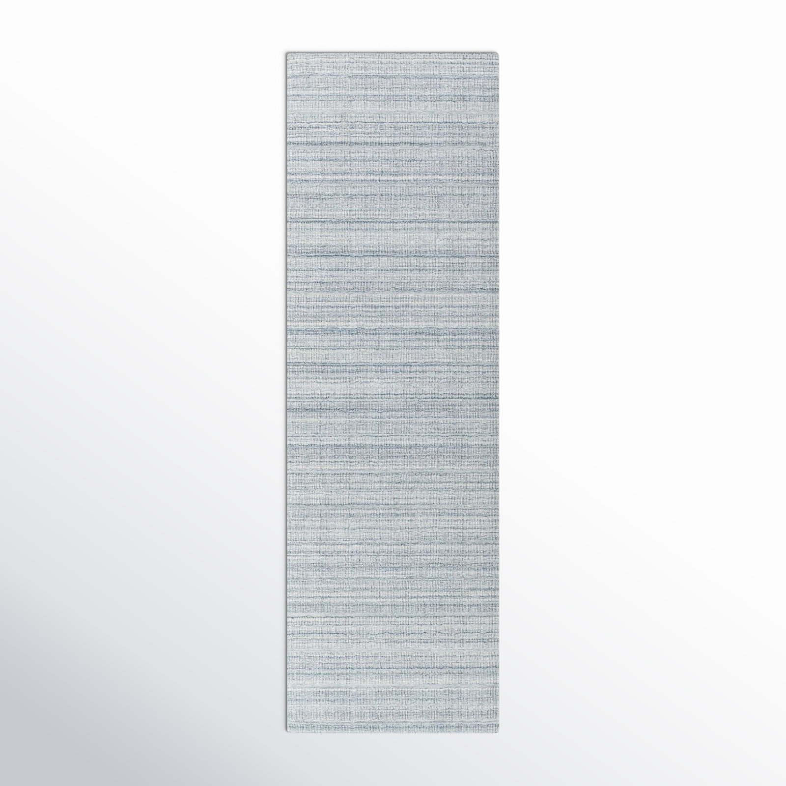 Kinnell Handmade Recycled P.E.T Blue Indoor/Outdoor Rug, Runner 2'6" x 8'