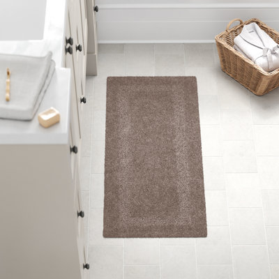 Ragini 60x24-Inch Cotton Bath Mat-Machine Washable Bath Mats for Bathroom, Kitchen, or Laundry Room