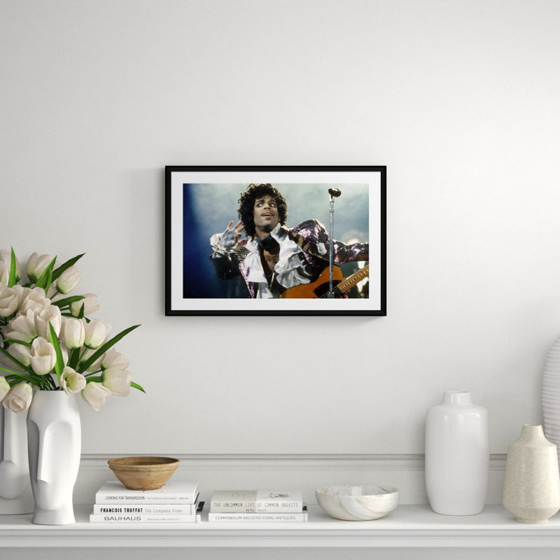 Prince Performs Giclee Print by Getty Images