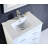 Dowell 30" White Ceramic Single Bathroom Vanity Basin,30Wx18dx7h