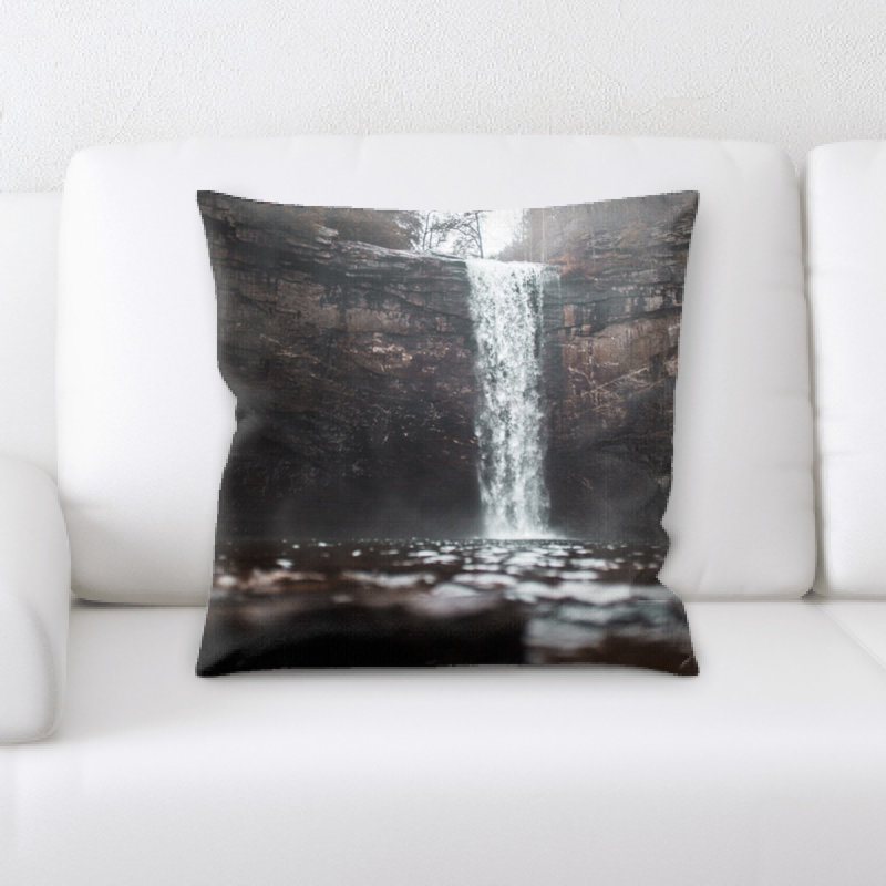 Microsuede Reversible Throw Pillow