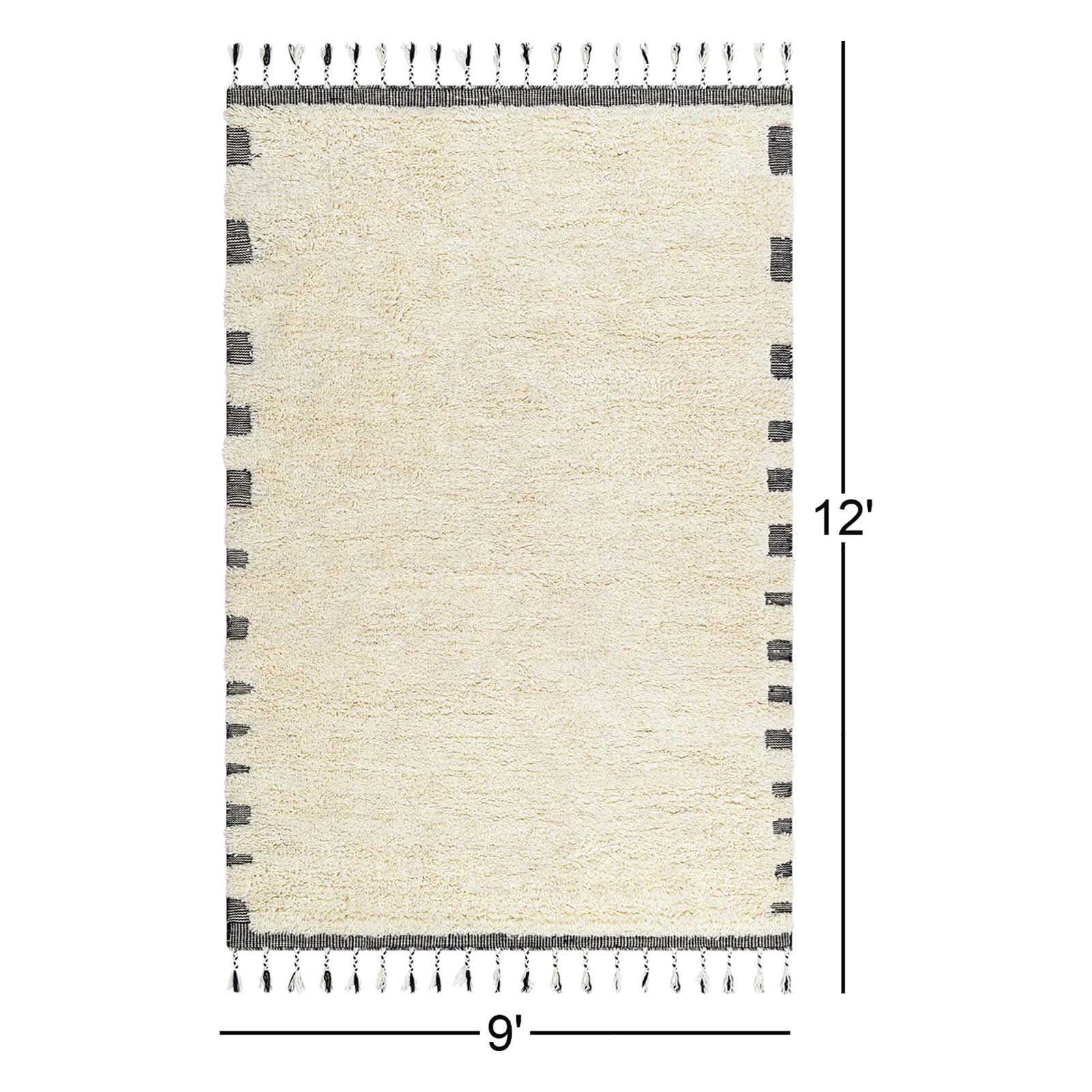 Amiela Flatweave Rug, Rectangle 9' x 12'