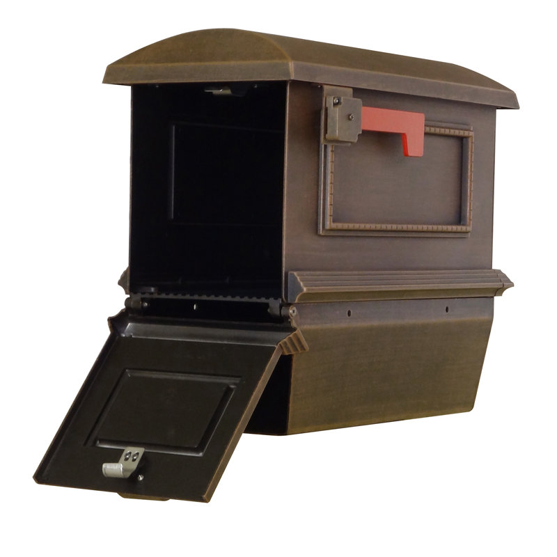 Boîte aux lettres fixée sur piquet Traditional, Cuivre