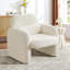  Chaise d'appoint rembourrée en chenille Morden-1046158369