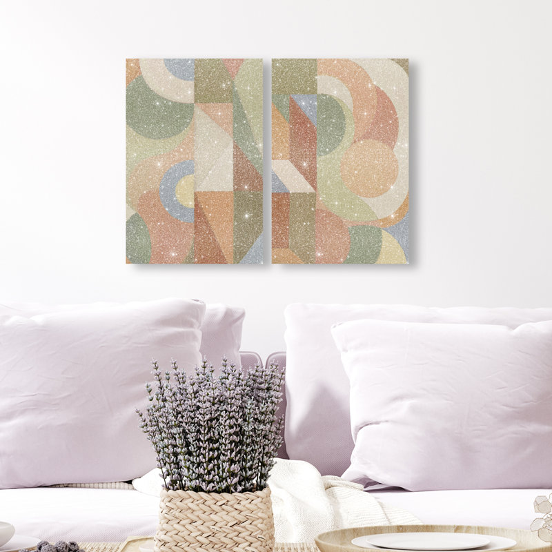 Adore You Set Set by Oliver Gal, 90"H x 60"W, Gallery Wrapped