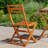 3-Piece Eucalyptus Bistro Set, Square, Natural Oil-49958134
