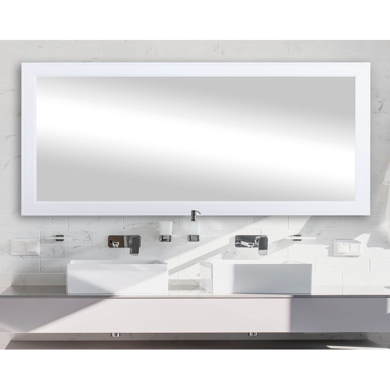 Kozan Engineered Wood Mirror, 35" x 79.5", White