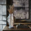 Pot en verre et bois Cotswald-535608116