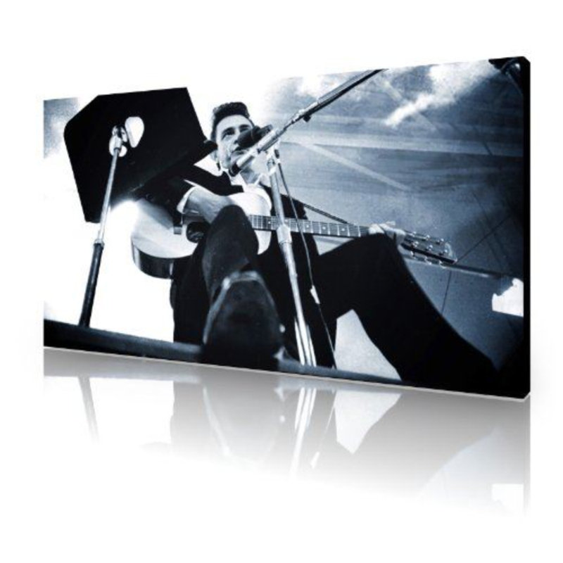 Johnny Cash - Wrapped Canvas Art Prints