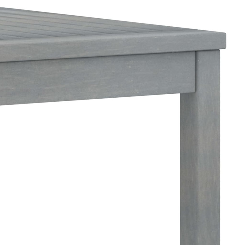 Adhemar Rectangular Acacia Outdoor Coffee Table , 100cm cm W 50cm cm D, Grey