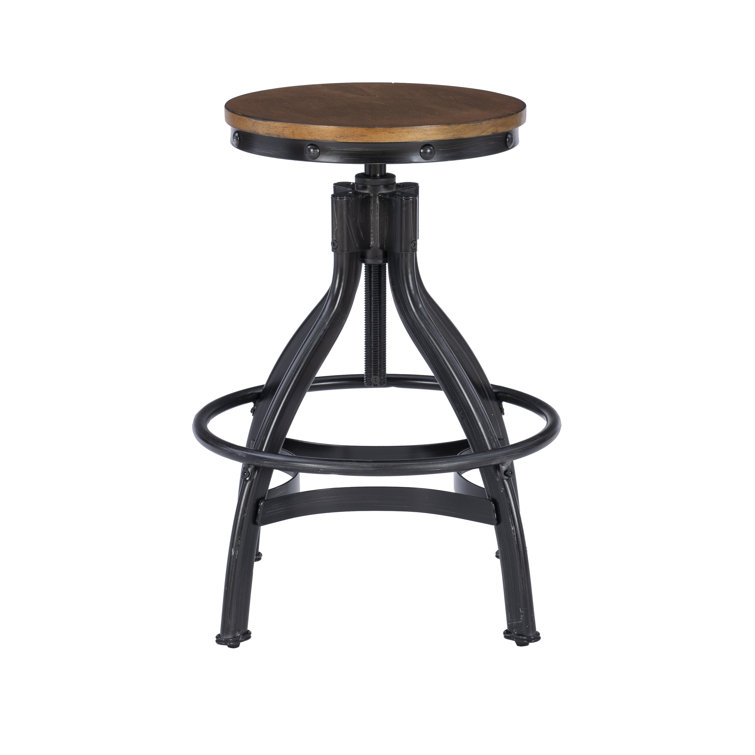 Adjustable Shop Stool - Swivel Casters (Made in USA) WHI #HRASV