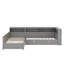 Lit plateforme simple en L avec lit gigogne et tiroir-1515458377