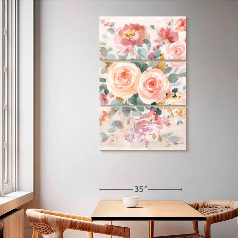 Harnek - floraison de septembre II, H 65 po x l 42 po