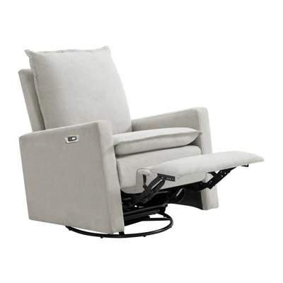 Oxford Baby Uptown Power Glider Recliner Rocking Chair 270 Degree Swivel for Nursery & Living Room by Oxford Baby