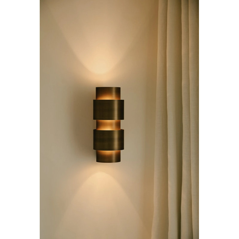 Ring 2 - Light Flush Mounted Sconce, Bronze