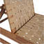 Chaise longue d'extérieur en corde